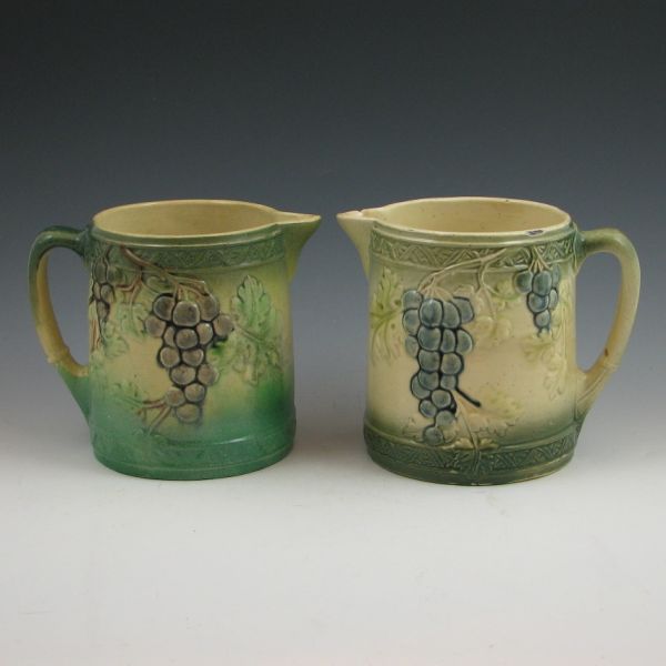 Two early Roseville grape pitchers.