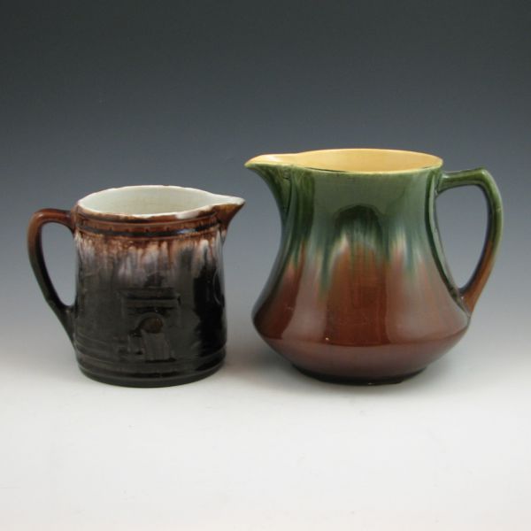 Two early Roseville pitchers with