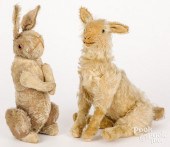 TWO EARLY STEIFF MOHAIR ANIMAL