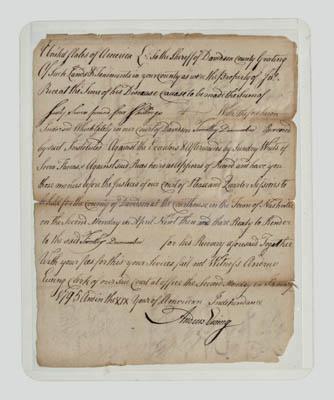 Two early Tennessee documents: