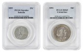 TWO EARLY U.S. COMMEMORATIVE C