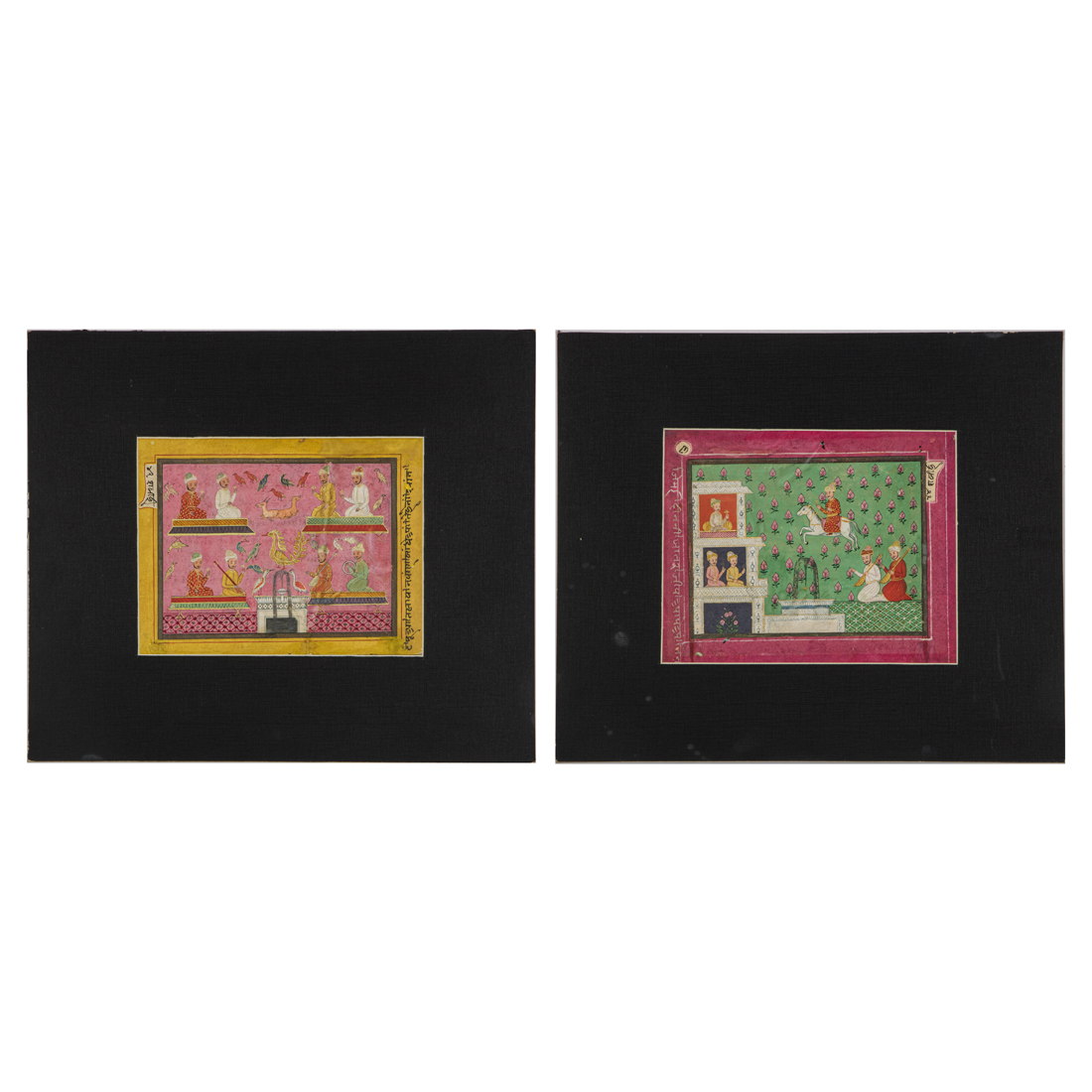 TWO EAST INDIAN MINIATURE