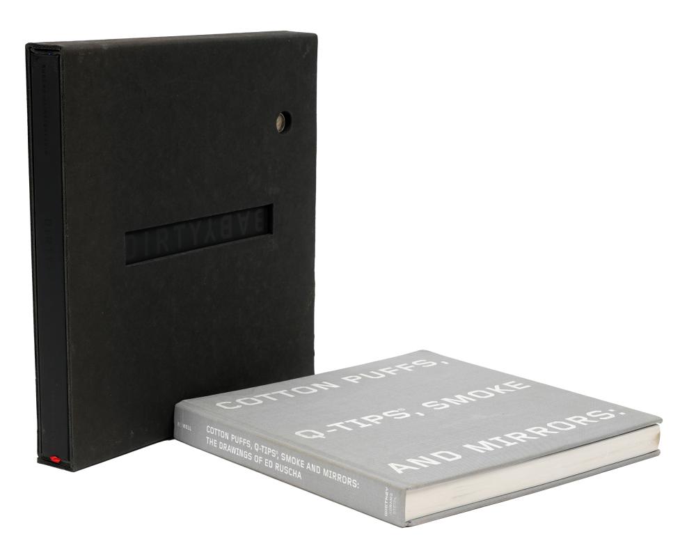 TWO ED RUSCHA-SIGNED BOOKSthe