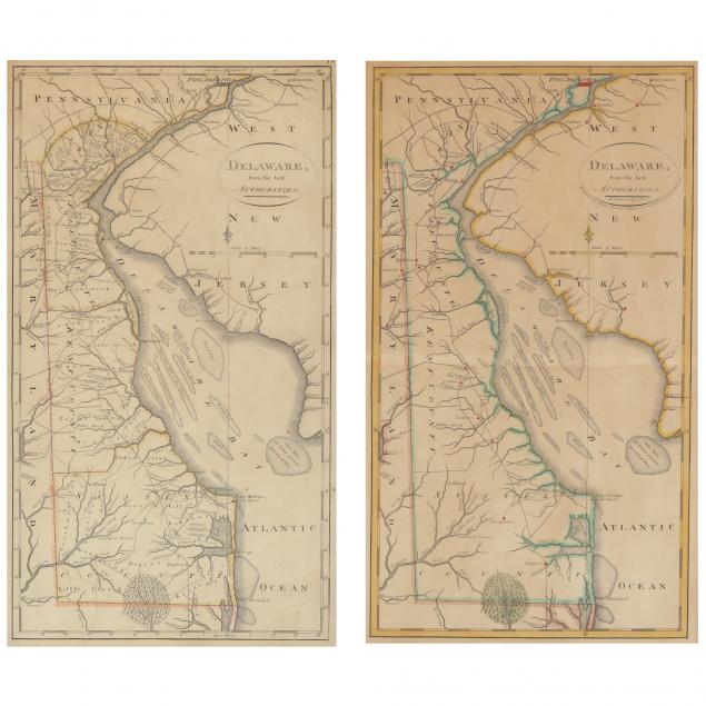 TWO EDITIONS OF MATTHEW CAREY'S MAP
