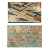 TWO EDO PERIOD JAPANESE WOODBL