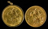 Two Edward VII 1908 and 1910 S