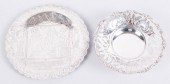 TWO EGYPTIAN SILVER DISHES, MO
