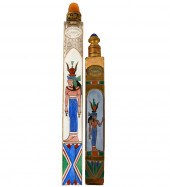 TWO EGYPTIANESQUE PERFUME BOTT