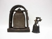 TWO ELEPHANT BELLS: LARGE META