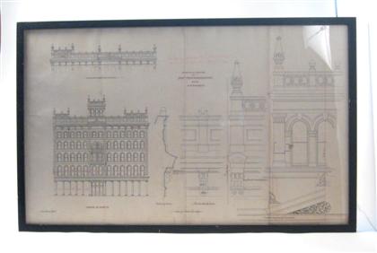 Two elevations of the Strawbridge &