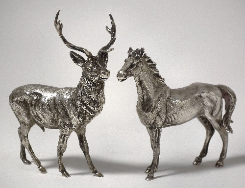 Two Elizabeth II cast silver