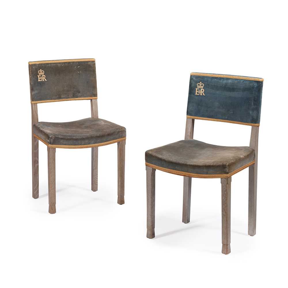 TWO ELIZABETH II OAK CORONATION