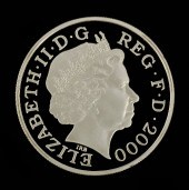 Two Elizabeth II silver Piedfo
