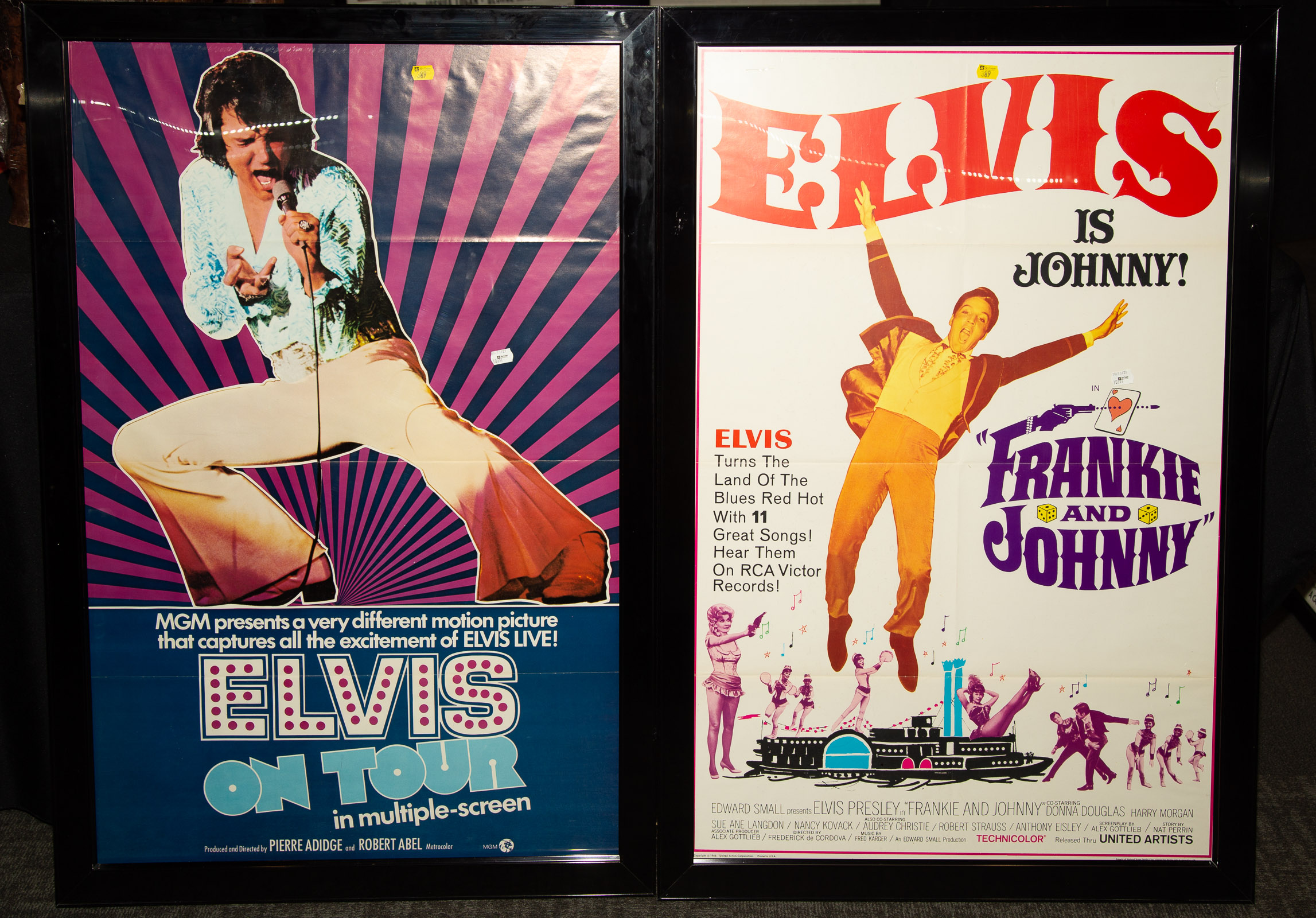 TWO ELVIS PRESLEY MOVIE POSTERS