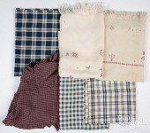 TWO EMBROIDERED SHOW TOWELS, O