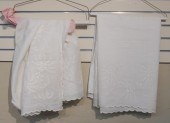 TWO EMBROIDERED TEXTILESTwo Em