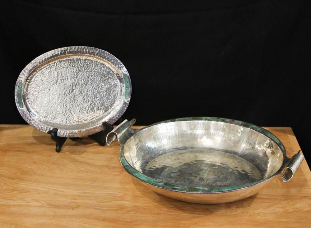 TWO EMILIA CASTILLO SILVER PLATED