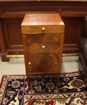 TWO ENGLISH ANTIQUE MAHOGANY C
