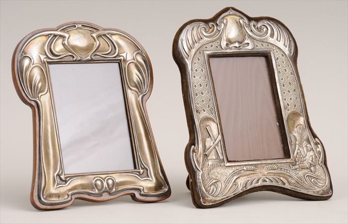 TWO ENGLISH ART NOUVEAU SILVER