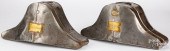 TWO ENGLISH BICORN HAT BOXESTw