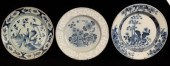 Two English blue and white Del