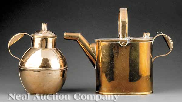 Two English Brass Vessels