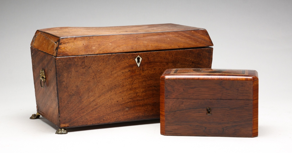 TWO ENGLISH CADDIES. Nineteenth