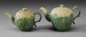 Two English Cauliflower Teapot