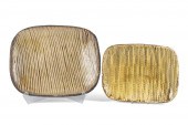 TWO ENGLISH COMBED SLIPWARE EA