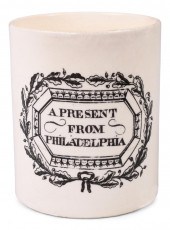 TWO ENGLISH CREAMWARE AMERICAN