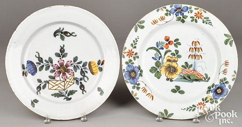 TWO ENGLISH DELFT FAZAKERLEY