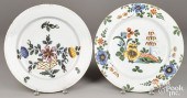 TWO ENGLISH DELFT FAZAKERLEY C