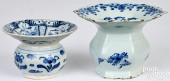 TWO ENGLISH DELFTWARE CUSPIDOR