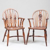 TWO ENGLISH ELM, ASH, AND BEEC