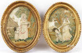 TWO ENGLISH EMBROIDERIES<br>Tw