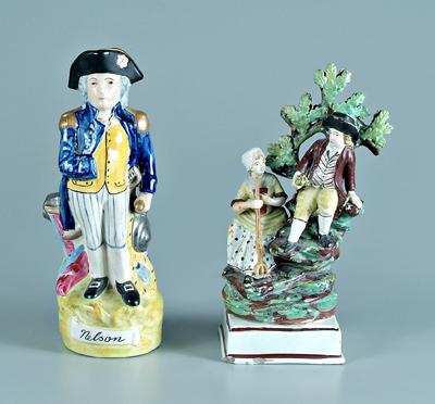 Two English figurines: 19th century