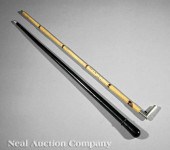 Two English Gadget Canes 19th