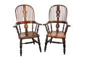 TWO ENGLISH GEORGIAN 19TH CENT