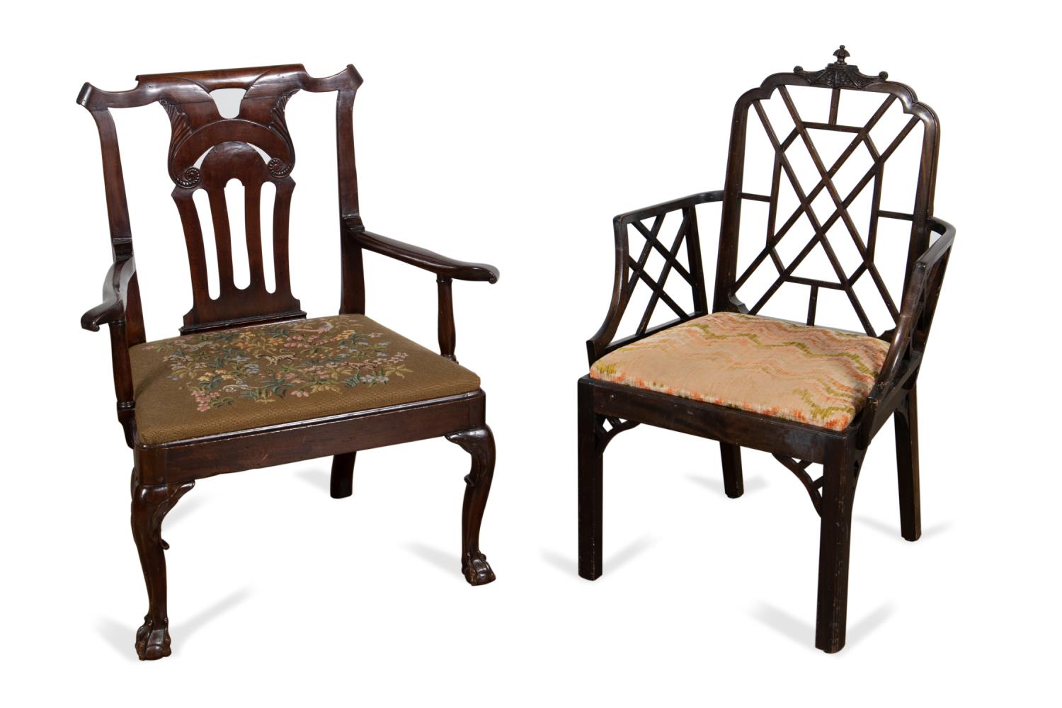 TWO ENGLISH GEORGIAN STYLE