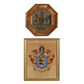 TWO ENGLISH HERALDIC ITEMS FEA