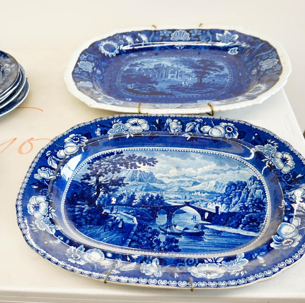 TWO ENGLISH HISTORIC BLUE