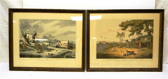 Two English hunting prints