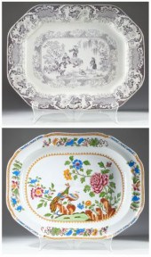 Two English Ironstone Platters