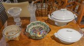 TWO ENGLISH IRONSTONE WHITE GL