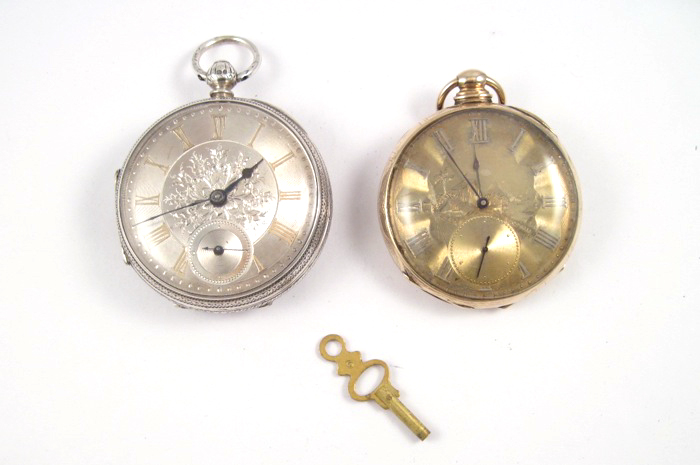 TWO ENGLISH KEY WIND OPENFACE