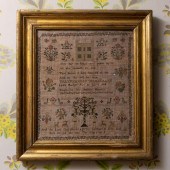 TWO ENGLISH NEEDLEWORK SAMPLER