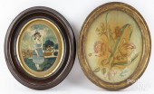 TWO ENGLISH NEEDLEWORKS, 19TH