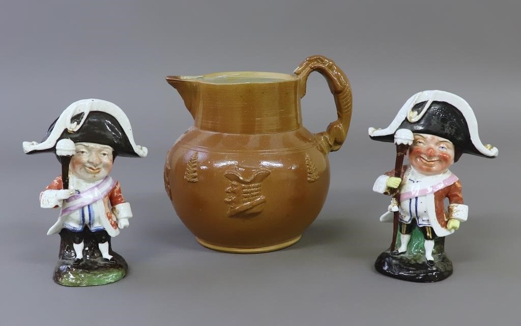 Two English porcelain mansion