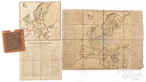 TWO ENGLISH PRINTED PAPER ON