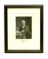 Two English prints: ''David Ga